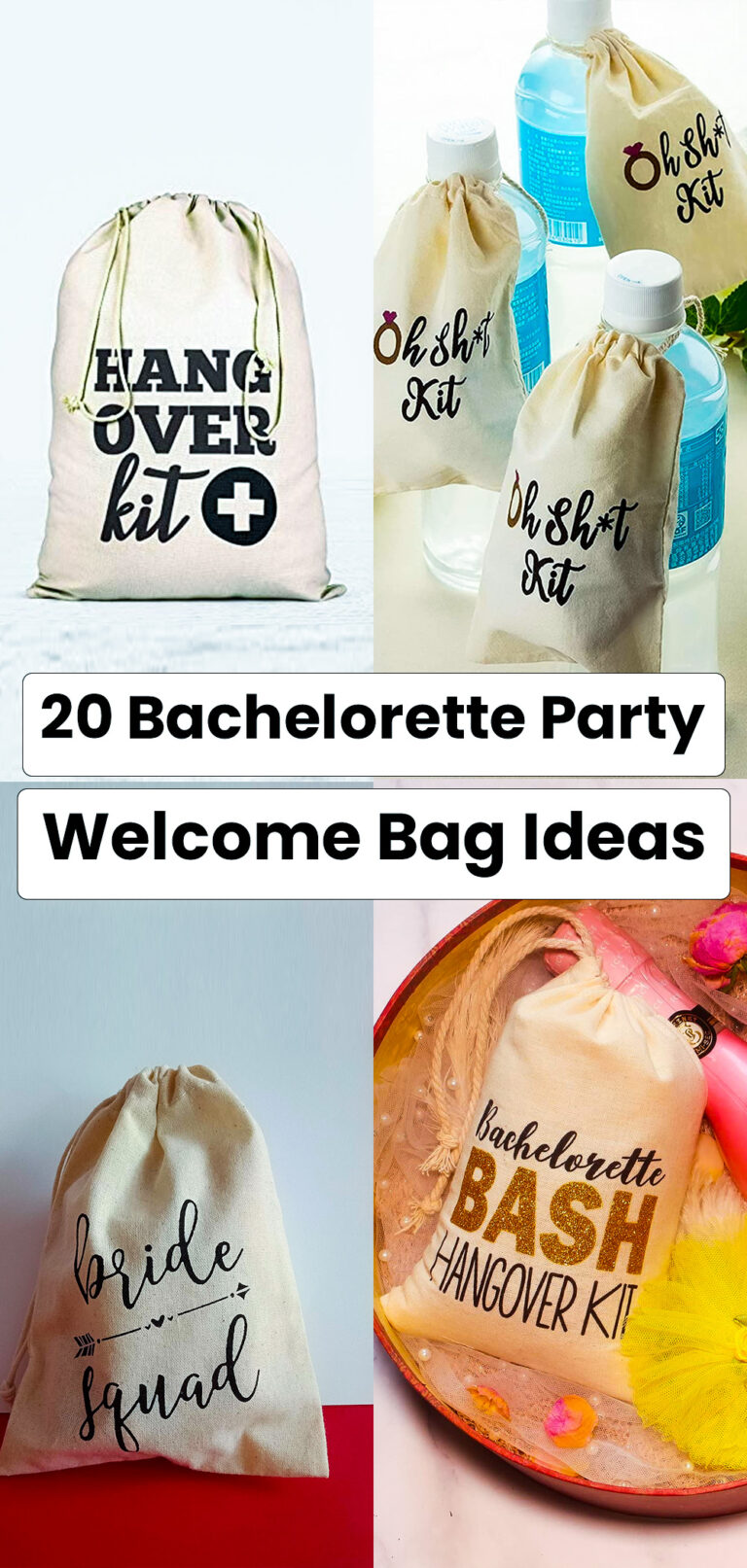 18 Bachelorette Party Welcome Bag Ideas
