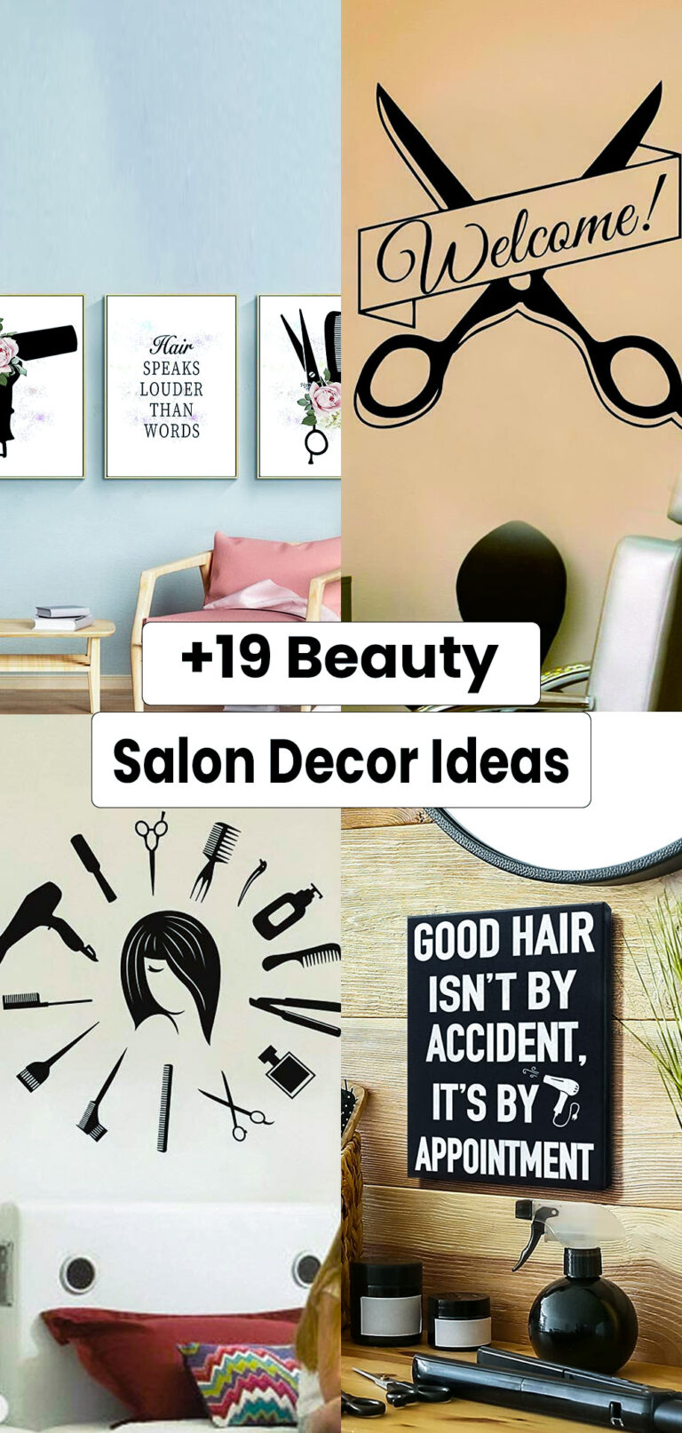 19 Beauty Salon Decor Ideas