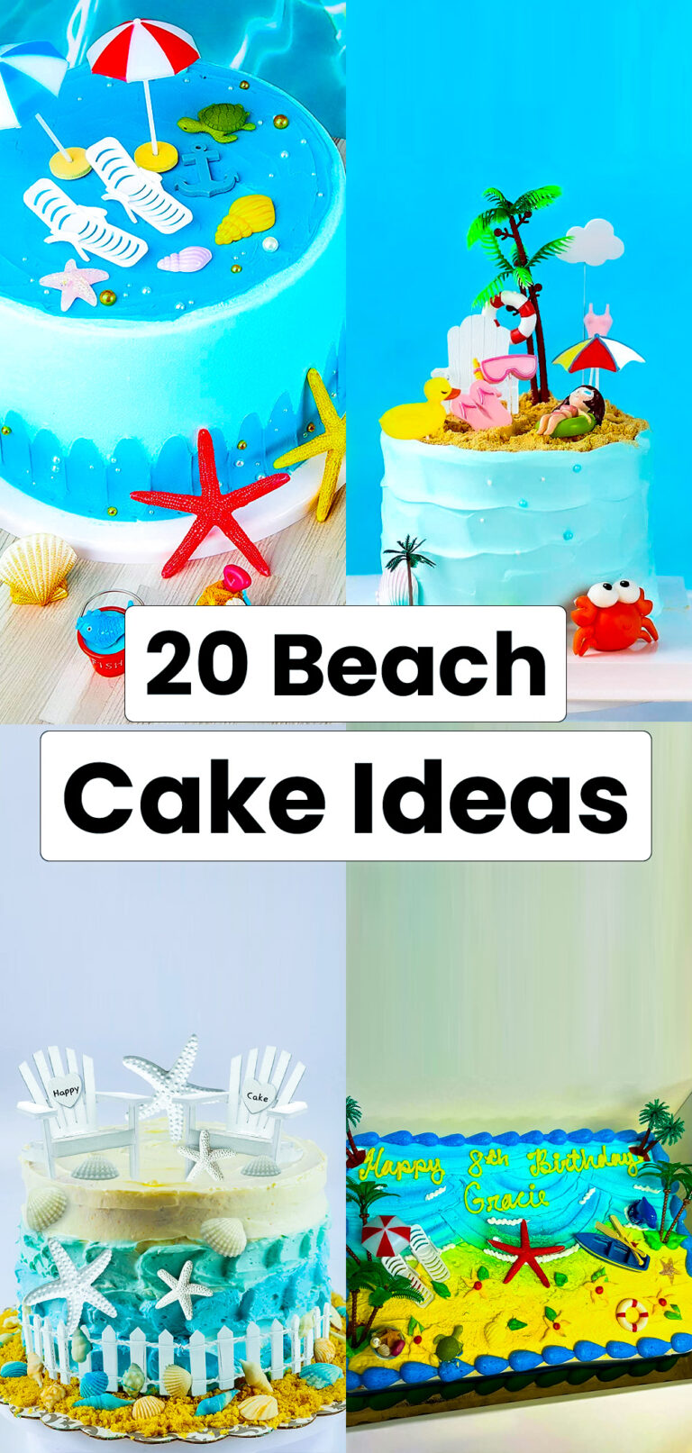 17 Beach Cake Ideas
