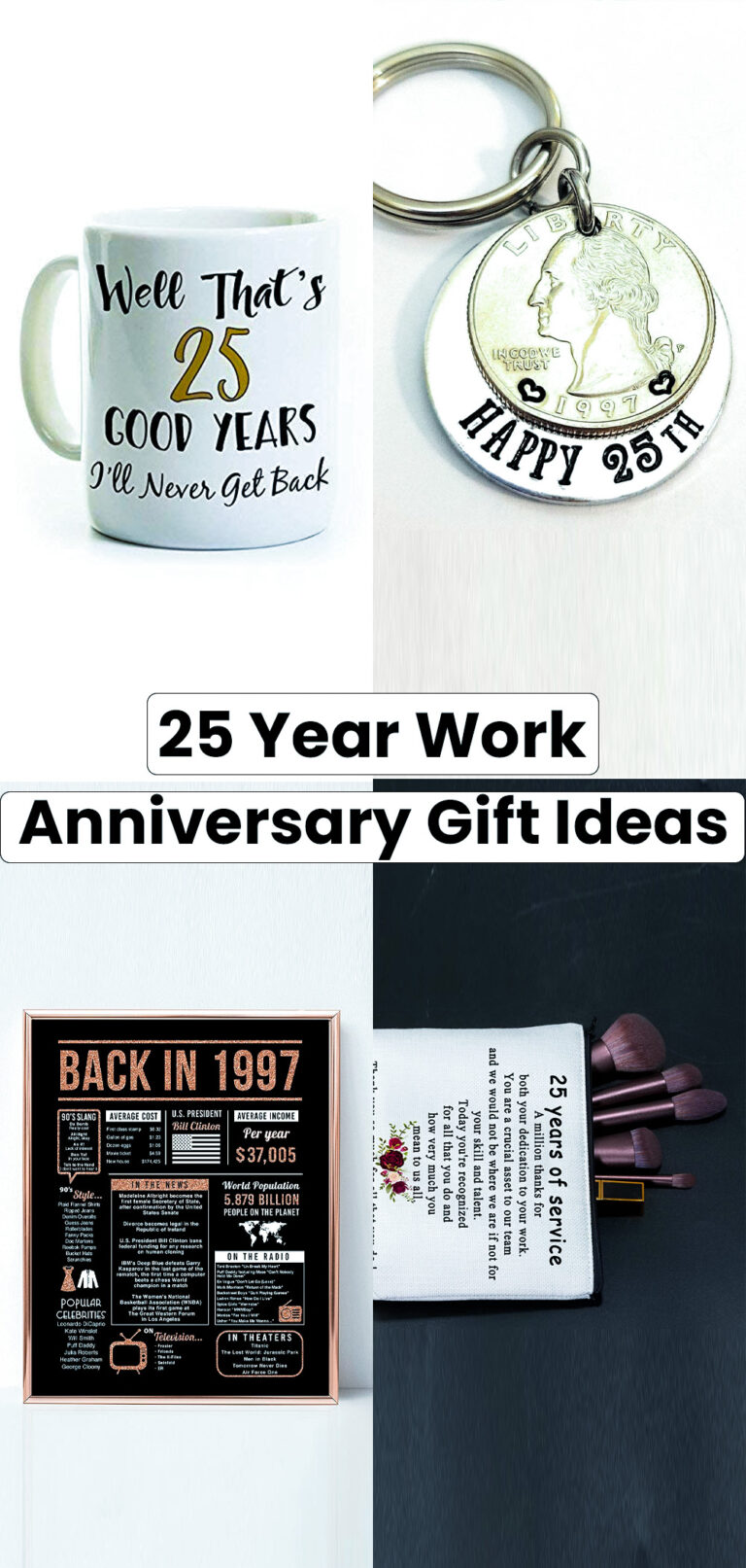 25 Year Work Anniversary Gift Ideas