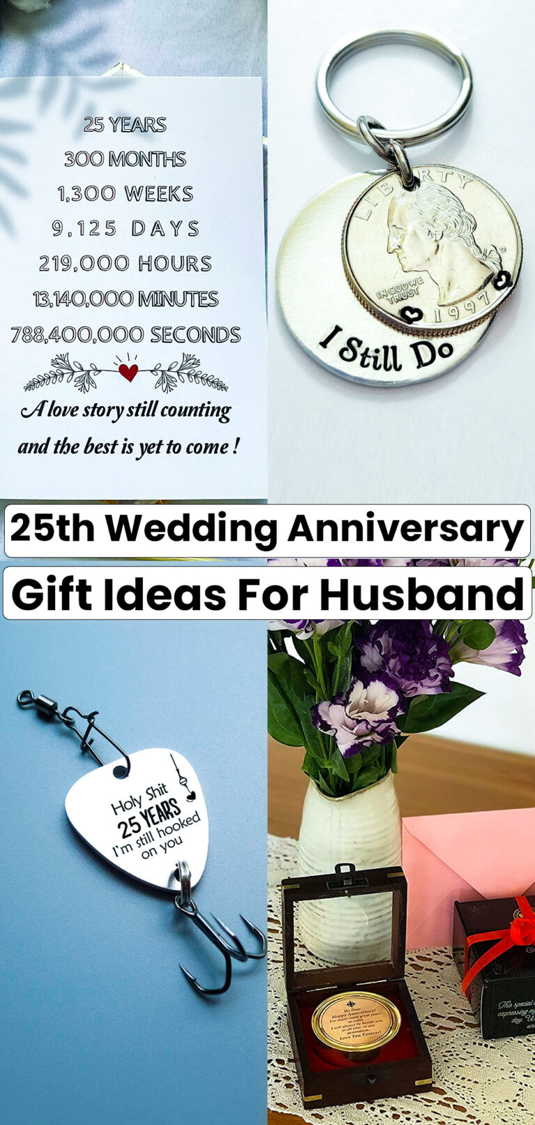 25th Wedding Anniversary Gift Ideas for Husband