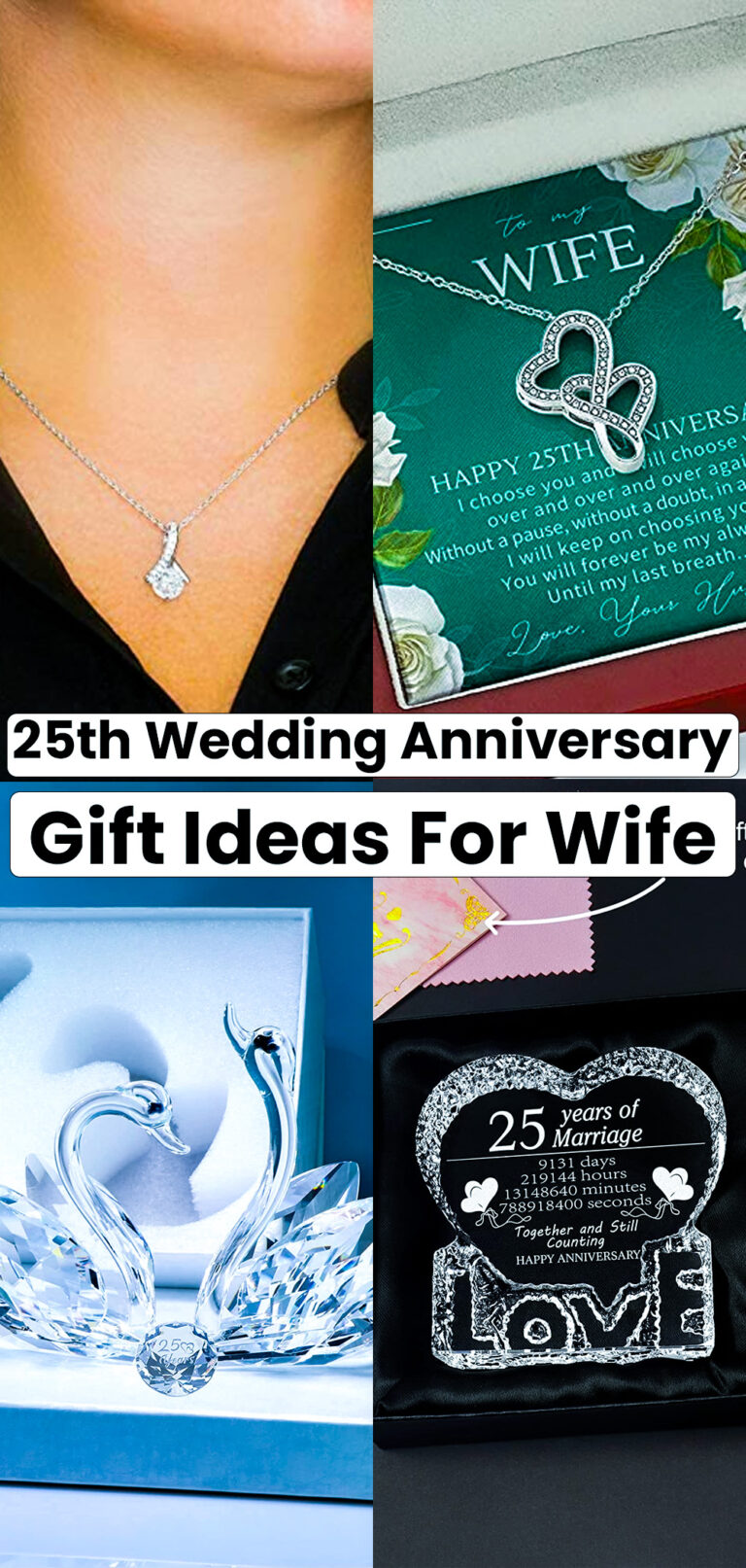 25th Wedding Anniversary Gift Ideas for Wife