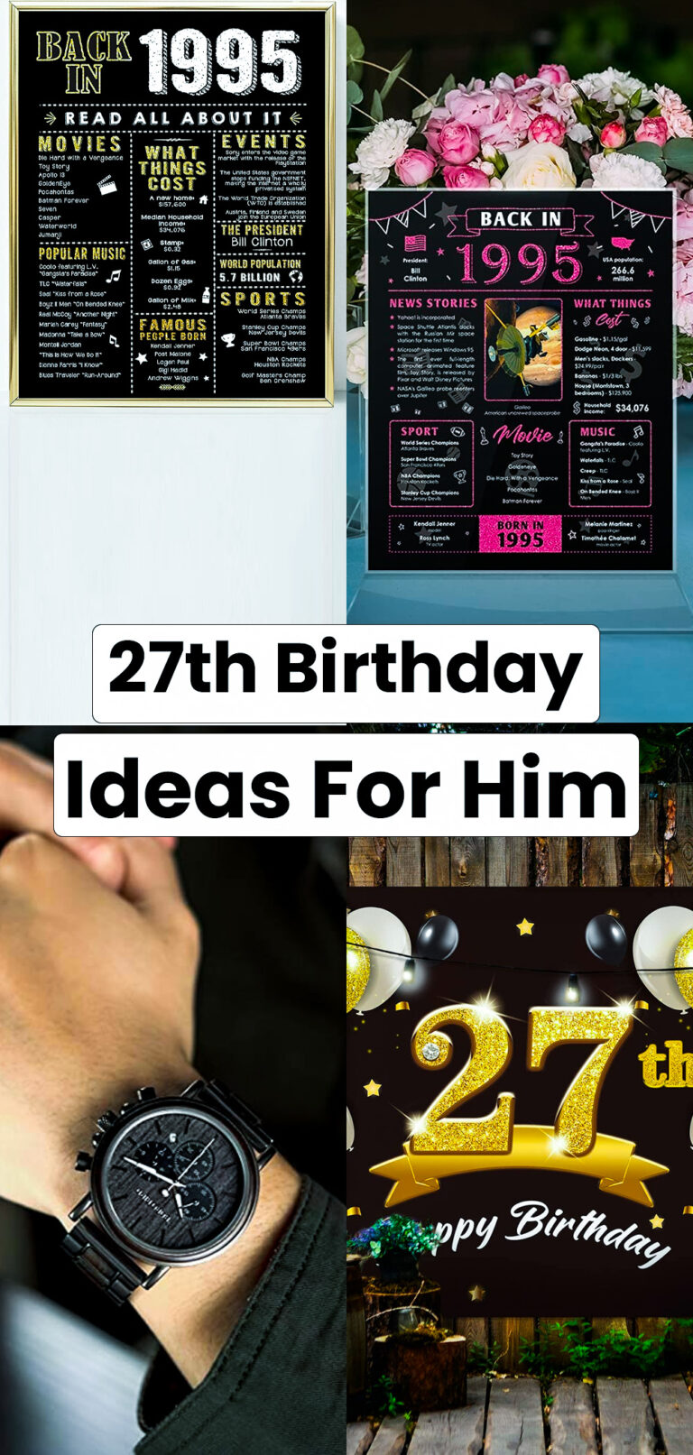 27th Birthday Ideas for Him