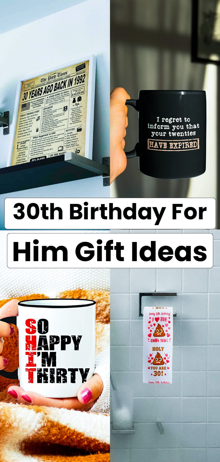 30th Birthday for Him Gift Ideas