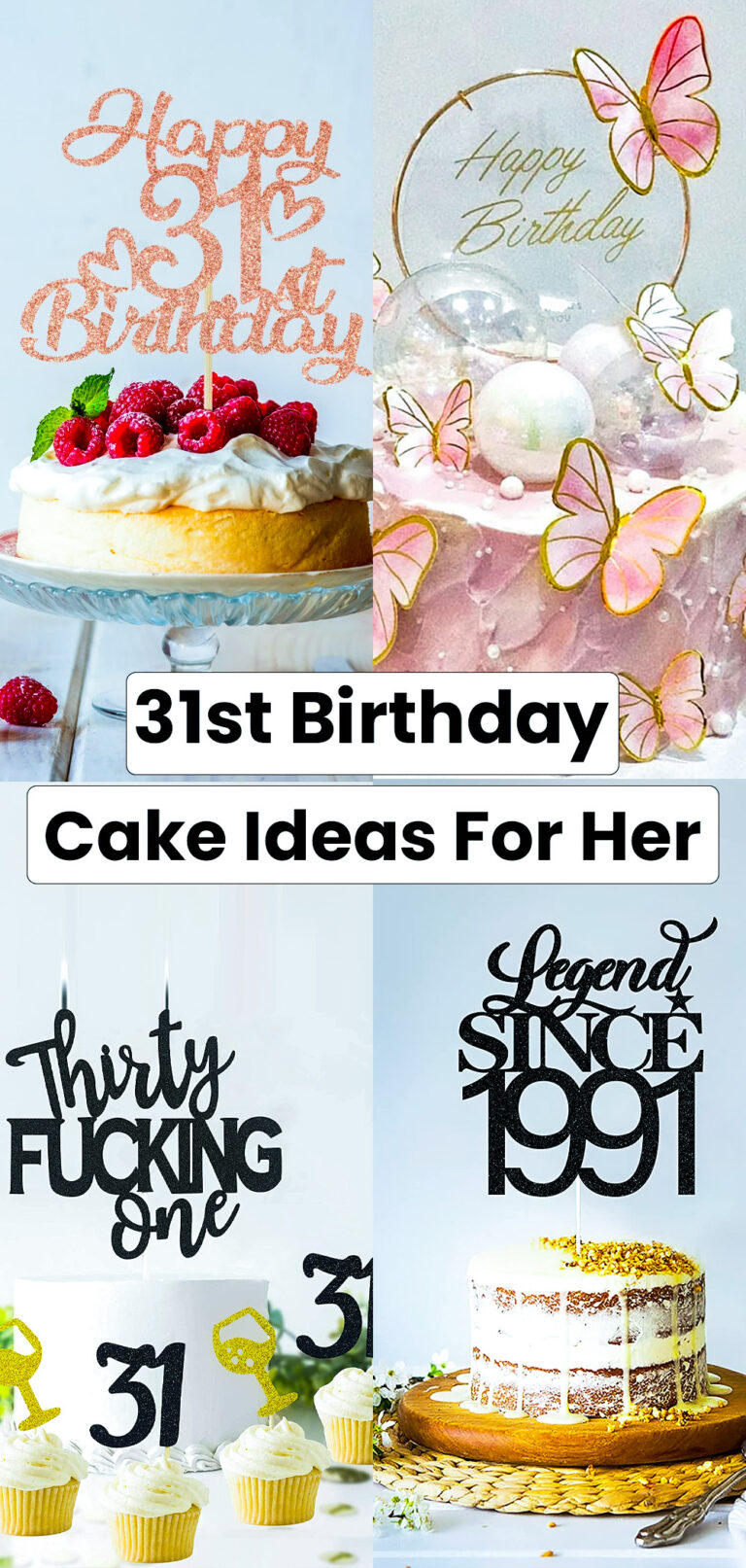 31st Birthday Cake Ideas for Her