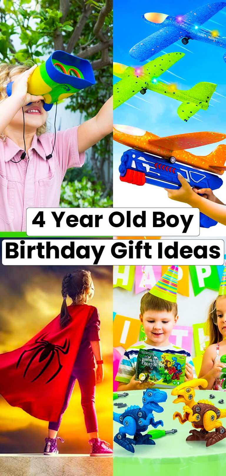 4 Year Old Boy Birthday Gift Ideas