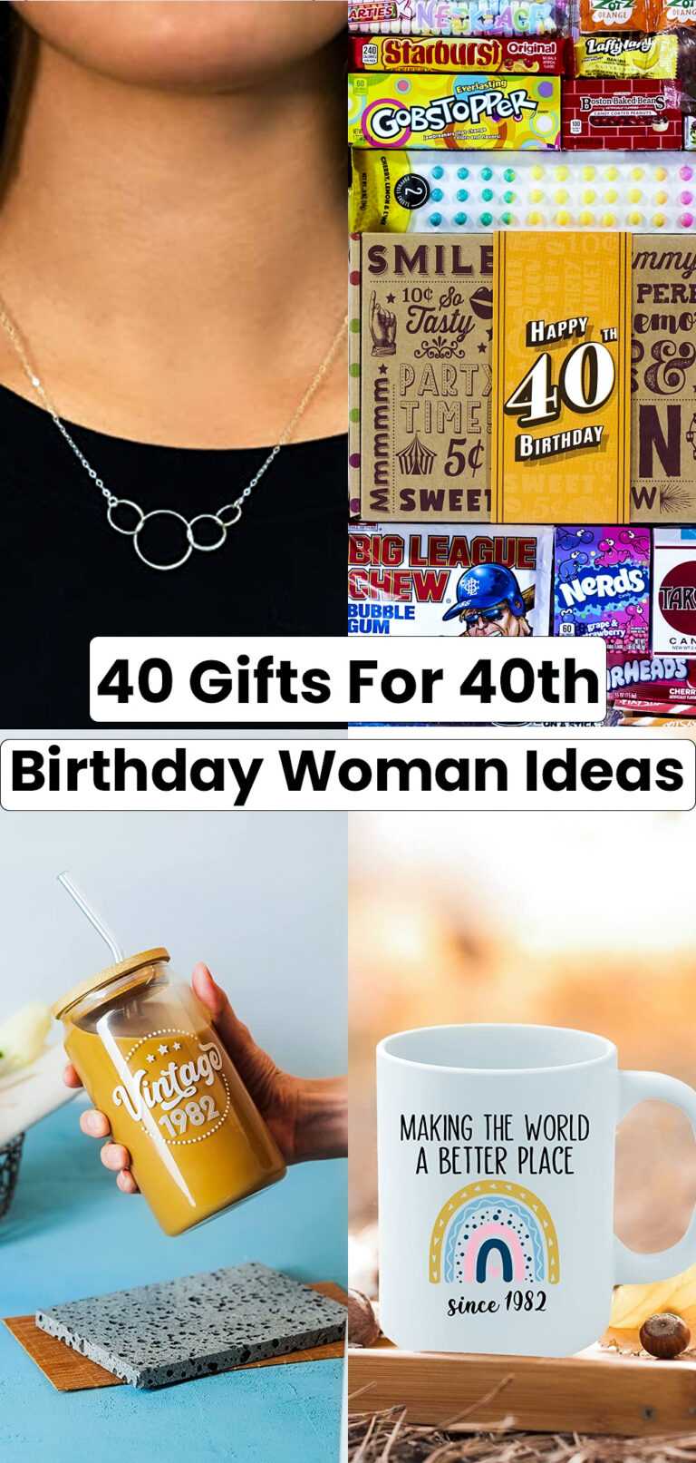 40 Gifts for 40th Birthday Woman Ideas